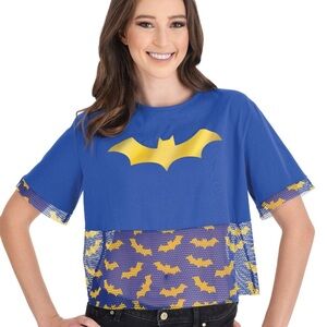 DC Comics Batgirl Mesh Cropped Shirt XL